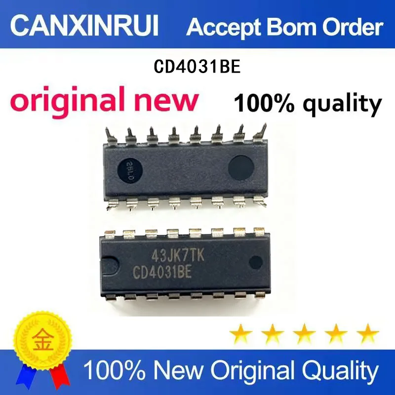 (5-100 Pieces)Brand new original CD4031BE DIP-16 spot chip
