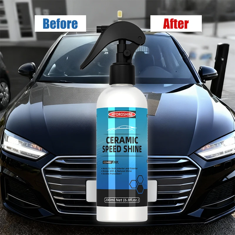 Hydroshine Ceramic Speed Shine - Strong Water-Repellent & Pearlescent Effect. Add Ceramic-Grade Protection & Gloss to Car Paint