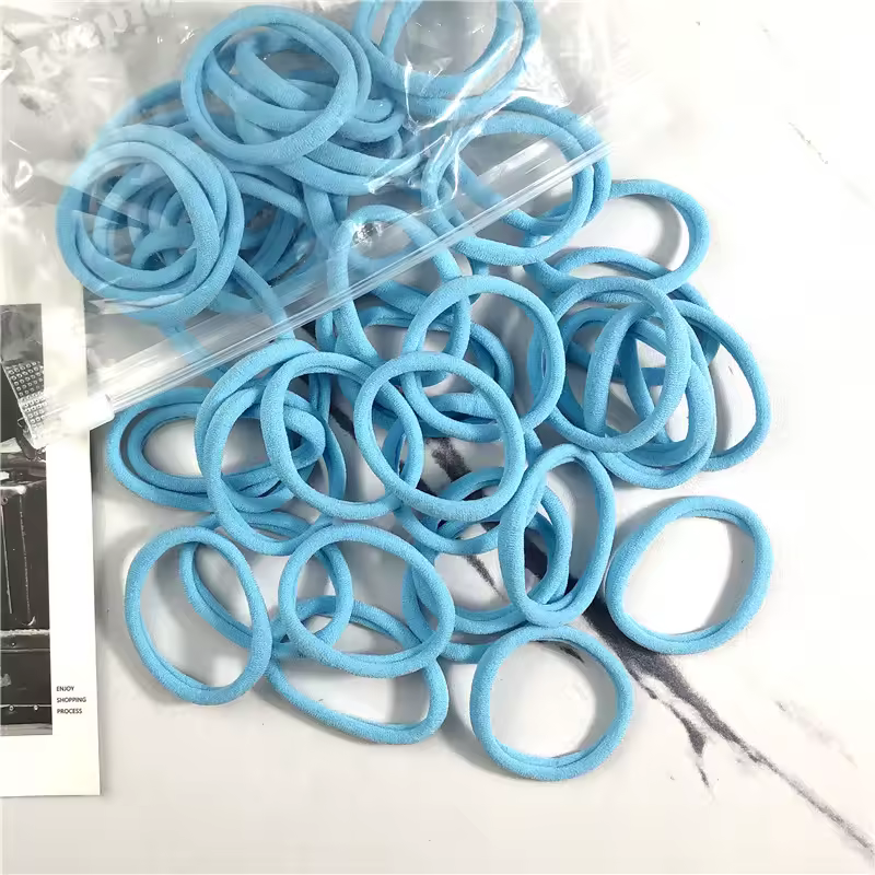 20/50PCS/Set Hair Bands for Women Girl Basic Hair Rubber Ties Ropes 4cm Simple Elastic Headband Hair Accessories Ponytail Holder - Image 15