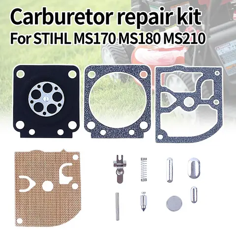 RB-77 Carburetor Repair Kits for Zama 180 Zama C1Q-S57B fit STIHL CHAINSAW 017 018 MS170 MS180 Carb kit
