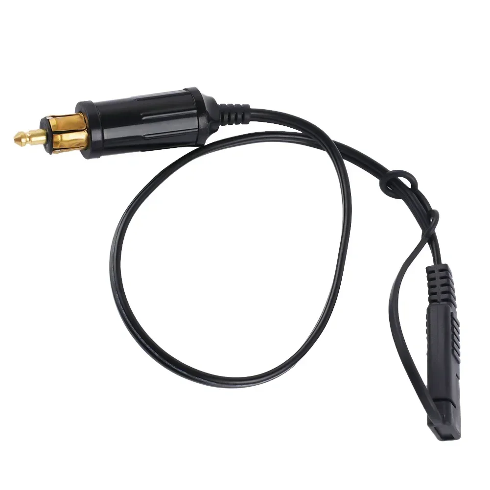 DIN Powerlet Plug ke adaptor SAE 35cm kabel ekstensi konektor cocok untuk sepeda motor BMW 12-24v 10A Aksesori Kendaraan