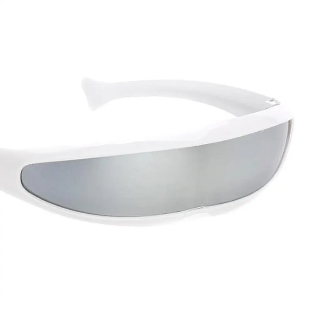 Mirrored Futuristic Sunglasses Party Funny Eyewear Glasses image 6
