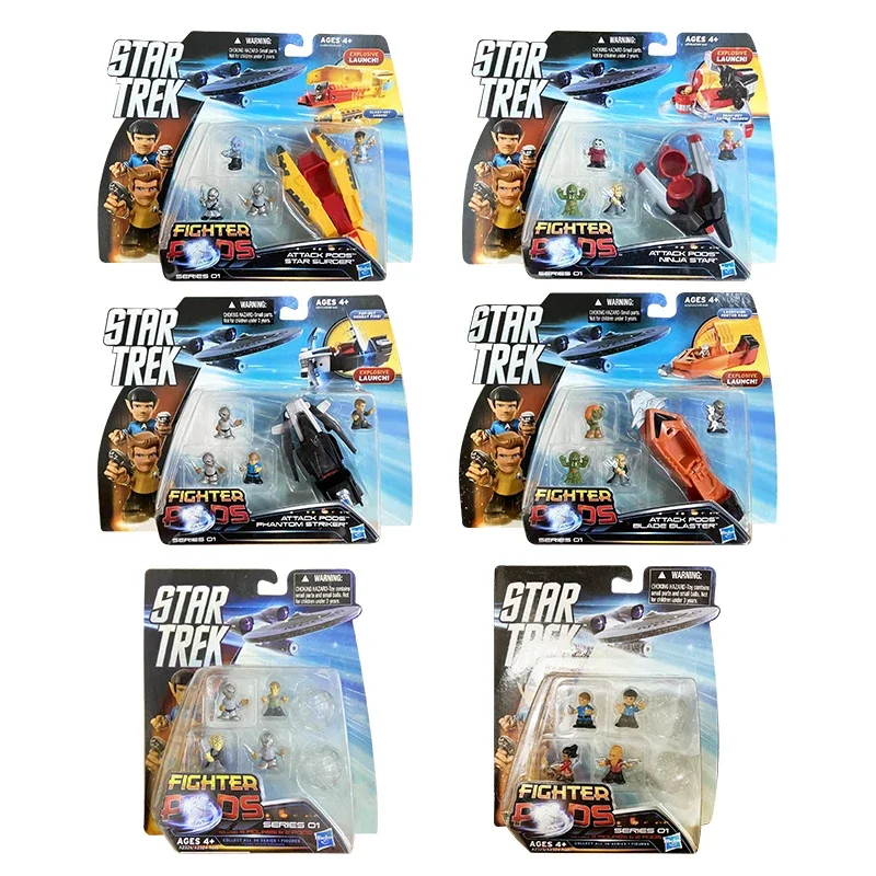 Hasbro Star Trek PODS Fighter Action Figure Startrek Attack Pods Ninja Star Surger Phantom Striker Boys Kids Halloween Gifts