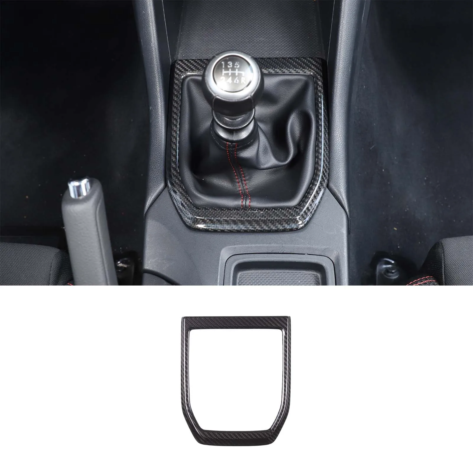 MT Gear Shift Surround Trim Sticker High Quality Center Console Gear Shift Frame Decor For Subaru WRX VB Levorg VN 2022-2026