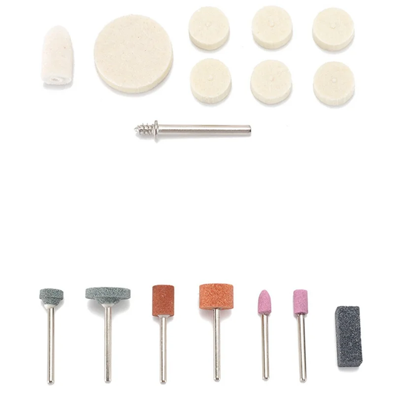 【Must-Haves】105Pcs Electric Mini Drill Bit Kit Abrasive Rotary Tool Accessories Set For Dremel Grinding Sanding Polishing Cuttin