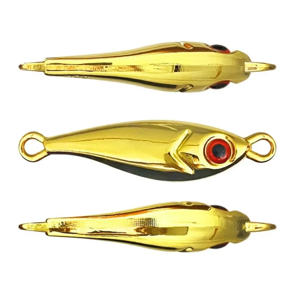 Accessories Zinc Alloy Fishing Lure 5g 7g 10g 15g 20g 30g 40g Silver Gold Spinning Baits Floating Minnow Baits Fishing