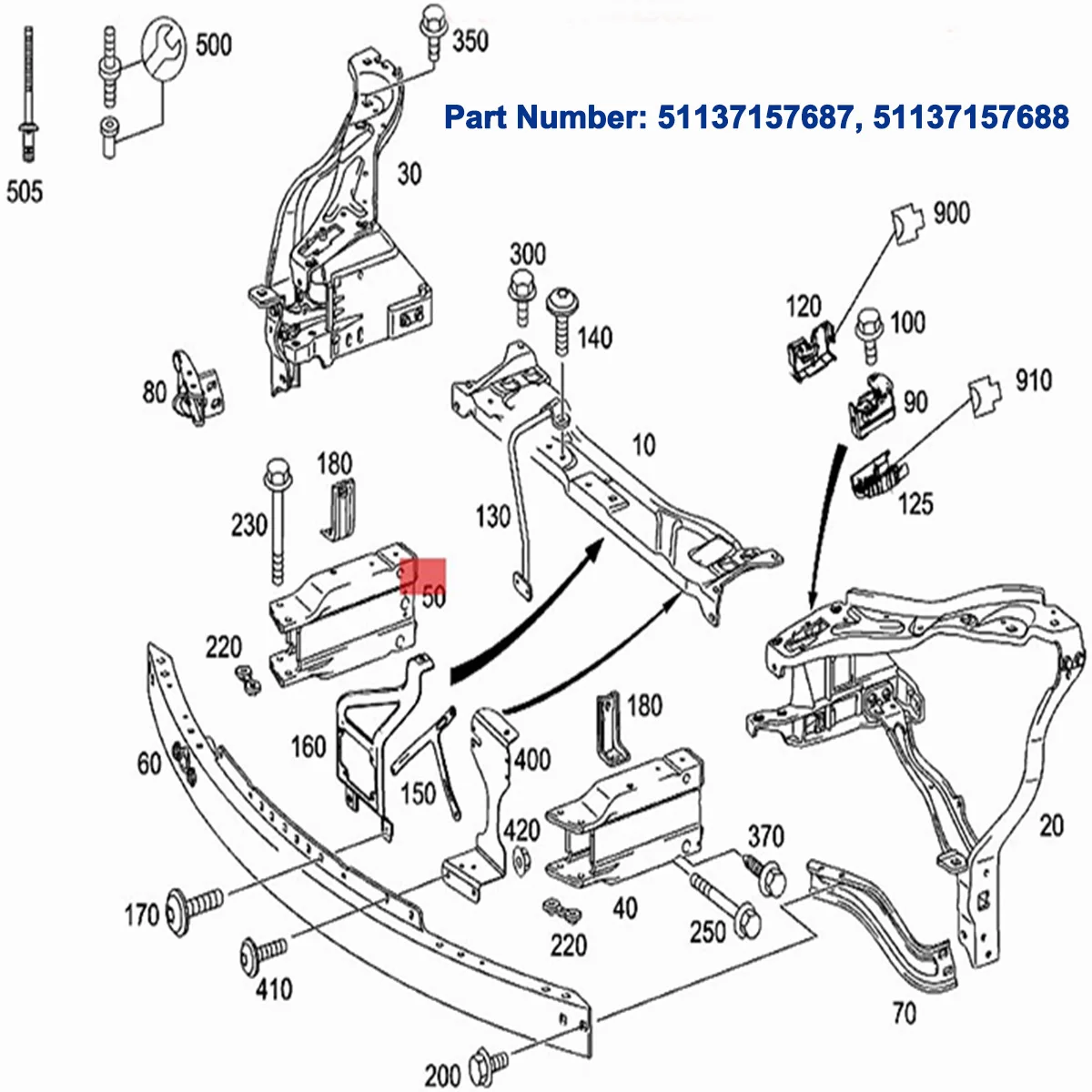 

Front Left Right Frame Support Reinforcement Bracket For Benz E Class W212 E350 E400 E550 2010 2011 2012 2013 2014 2015 2016