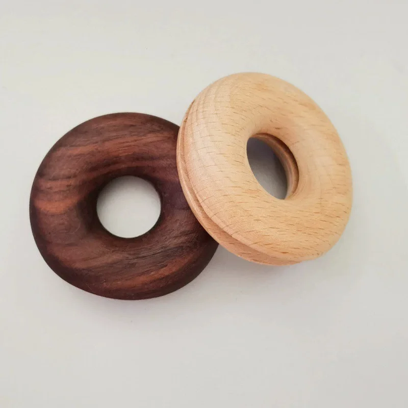 Wooden Sealer Snack Fresh Food Storage Bag Clips Kitchen Tool Accessories Donut Shape Sealing Clamp Kitchen Food Clips