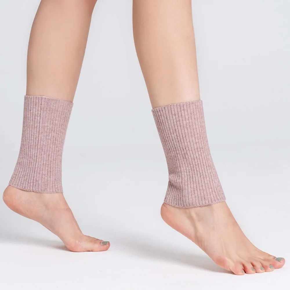 

Warm Wool Ankle Warmers Sheep Wool Soft and Skin Friendly Cashmere Ankle Socks Thickening Breathable