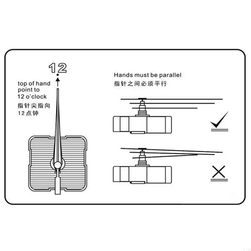 F19B Pendulum Type Movement Clock Accessory DIY Movement Mechanism Hands Motor Repair