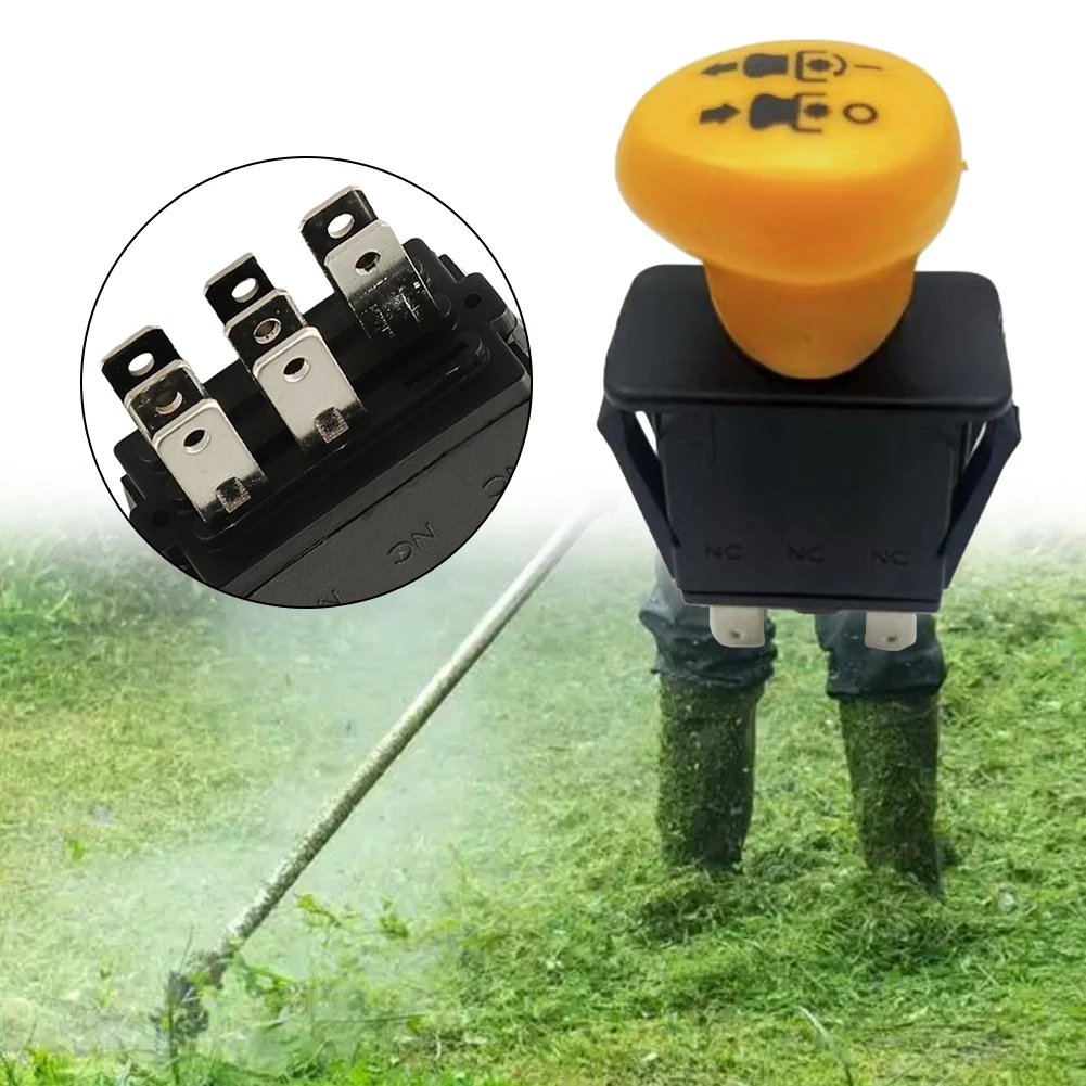 

For GT2254 For YTH23V48 Compatible Clutch Switch 8 Terminal Clutch Switch Compact Size Lawn Mower Accessory Weather Resistant