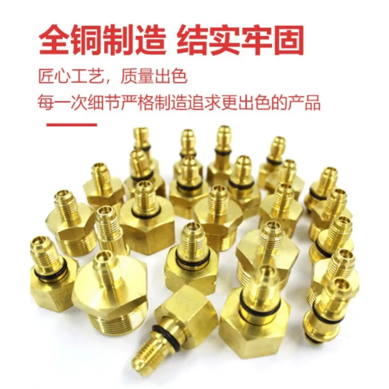 Automotive Air Conditioner Leak Detection Tools, Pipeline Plugging and Leak Detection, Pure Copper Joints 139-piece Repair Tools