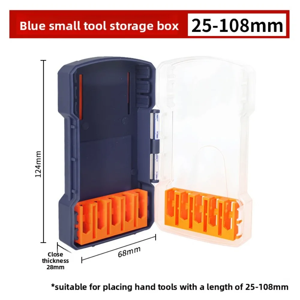 New Embedded Parts Drill Bit Storage Box Rotating Hangable Tool Holder Drill Bit Rack Detachable Sleeve Drill Bit Boxes