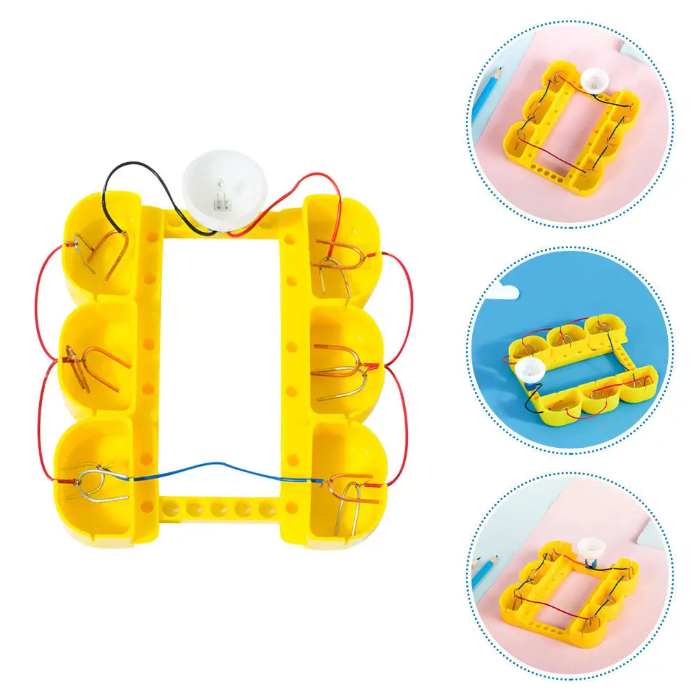 

1 Set Fruit Battery Science Experiment Kit Educational Electricity Circuit Kit for Kids Enhancing Hand Eye Coordination Stem