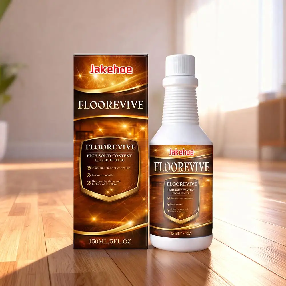Wood Floor Maintenance Care Agent Floor Restore Cleaner Floor Polish for Shine Renewal Helps Conceal Small Scratches
