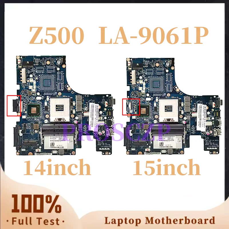 

LA-9061P For Lenovo IdeaPad Z400 Z500 Notebook Modesboard Z400-GM-14inch Z500-GM-15inch Laptop Motherboard 100% test