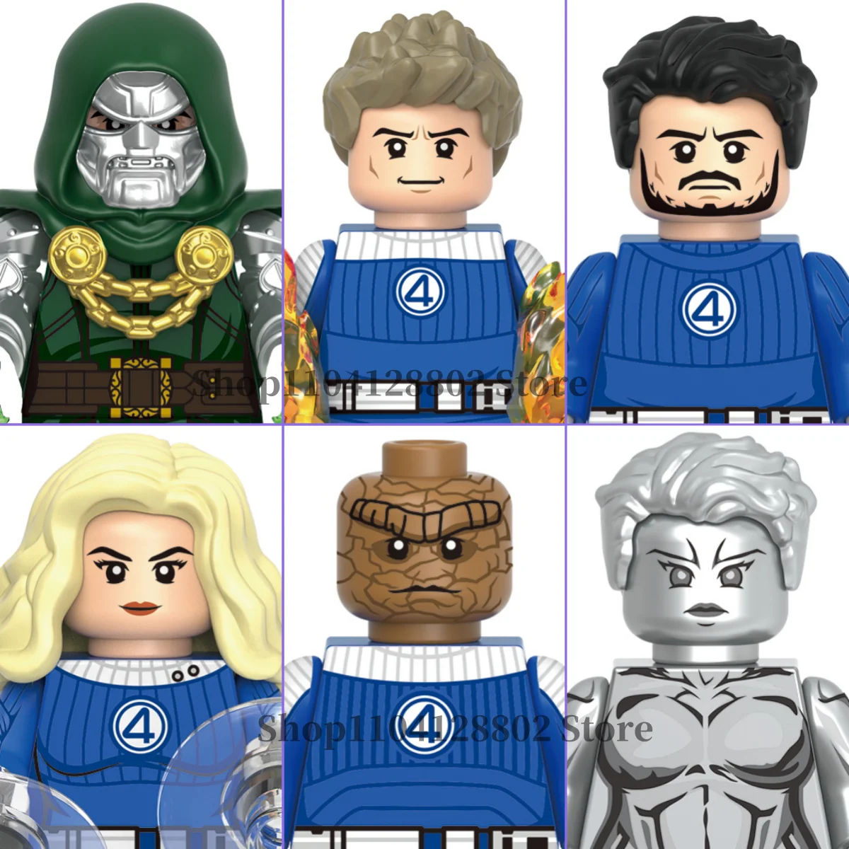 

G0141-2025 New Marvel brick toys Doctor Doom Thing children's MINI building block toys holiday party gifts doll toys