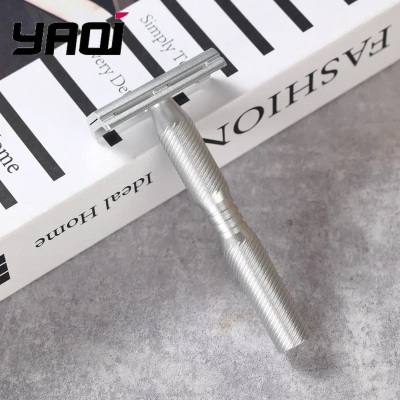 2026-yaqi-safety-razor-light-weight-yaqi-ghost-aluminum-version-safety-beard-shaver