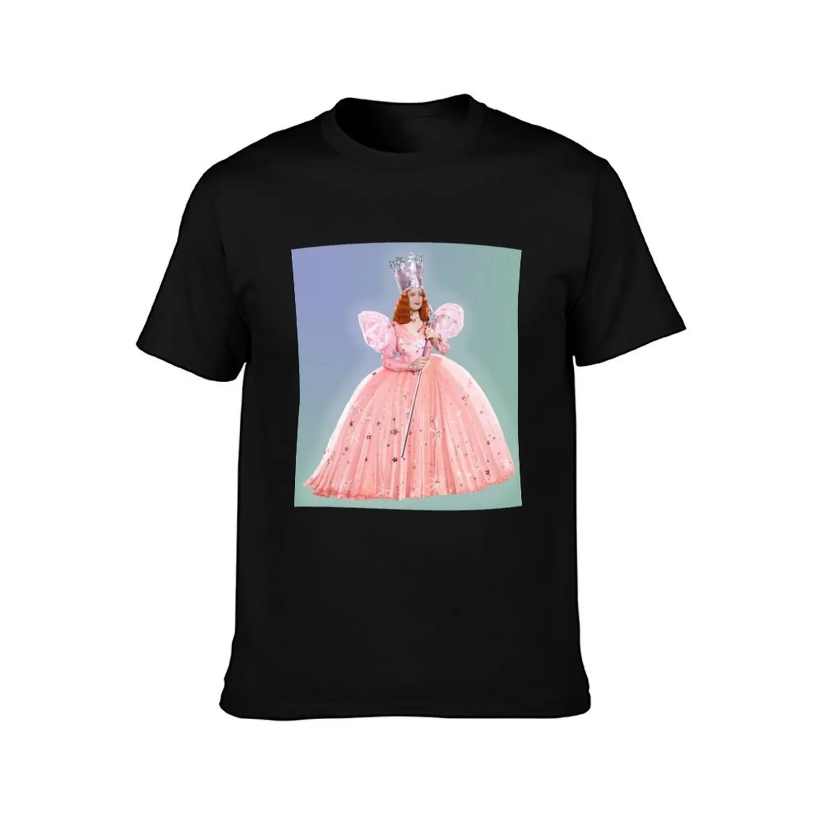 Glinda The Good Witch, The Wizard of Oz, Magical Realism Digital Painting, Full Body Portrait with Background T-Shirt