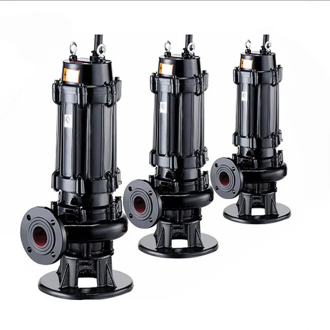 7.5 kW portable municipal sewer dredging industrial drainage nonclogging submersible sewage pumps