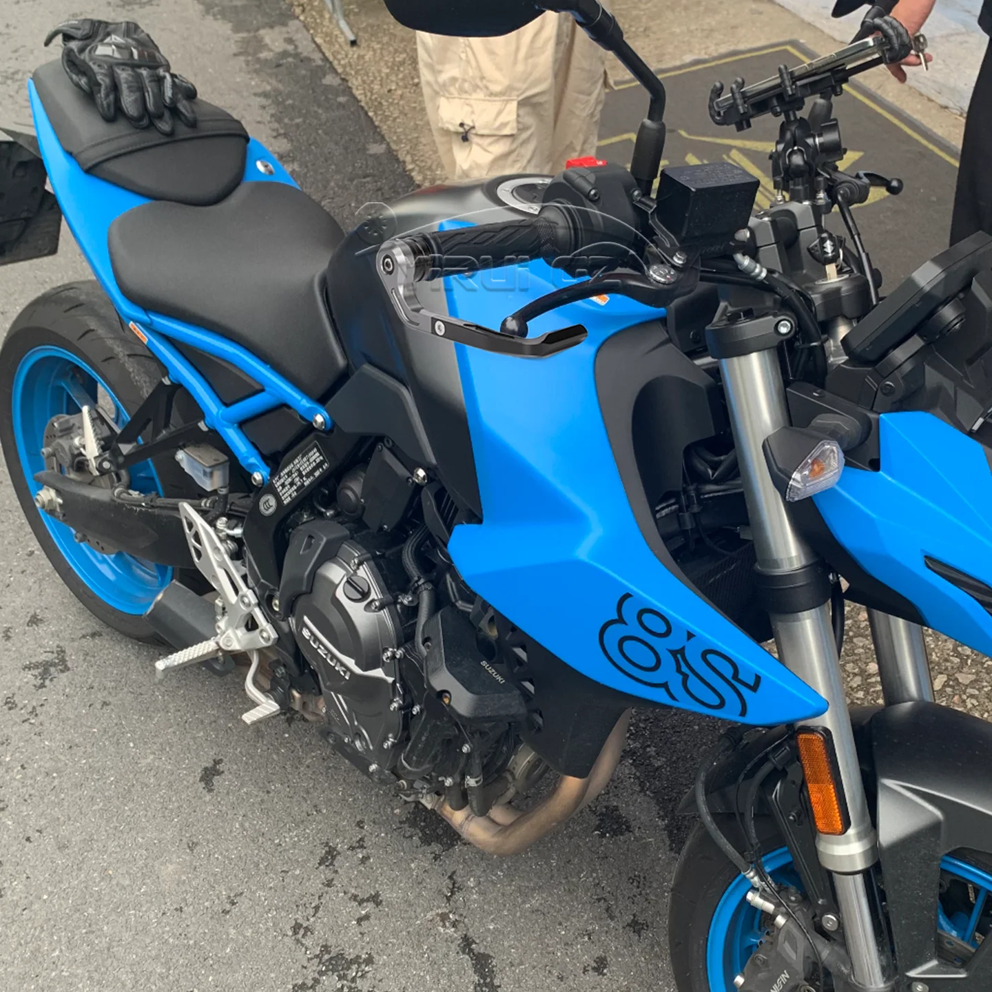 Для SUZUKI GSX-8S 8S SV 650 защита руля тормозной рычаг защита с ЧПУ алюминиевые универсальные 7/8 "протекторы руля универсальные