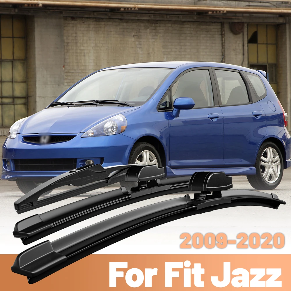 

For Honda Fit Jazz MK2 MK3 2009 - 2020 Wiper Front & Rear Wiper Blades Set Kit Windshield Windscreen Window 26"+14"+14"