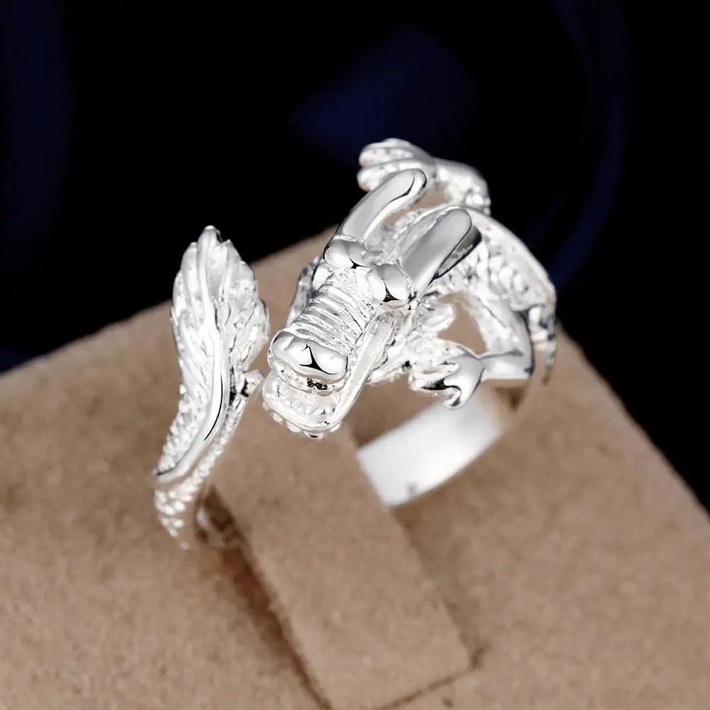 Special Offer 925 Sterling Silver Ring For Men Woman Fine Domineering Dragon Ring Fashion Party Christmas Gifts Jewelry