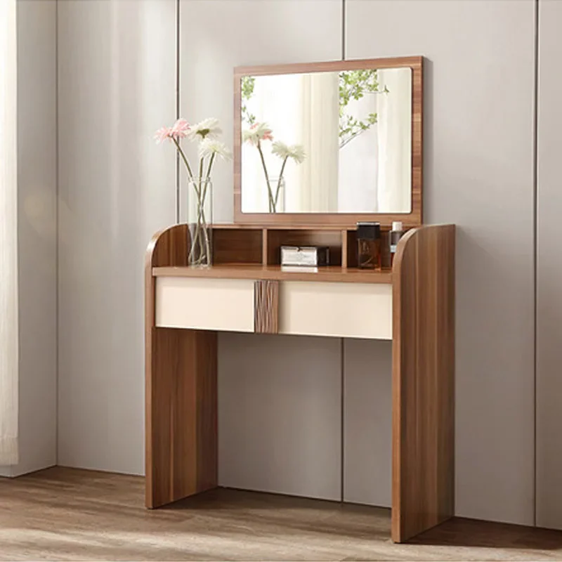 Mirror Comfortable Bedroom Vanity Desk Salon Storage Small Makeup Dressing Table Multifunctional Vestidores Room Furnitures HY