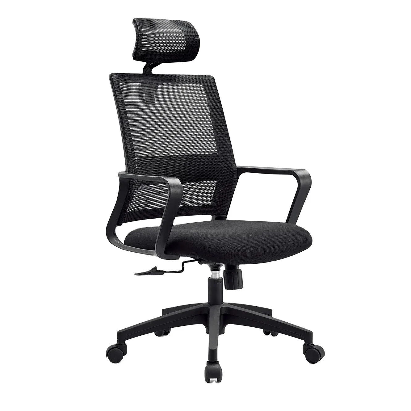 zz Engenharia Grid Chair Tecido Cadeira de escritório executivo Rodízios PU