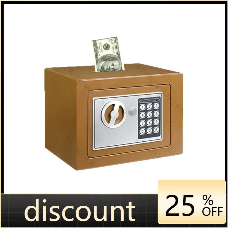 LMM can enter the wall bedside table mini safe password small insurance storage cabinet