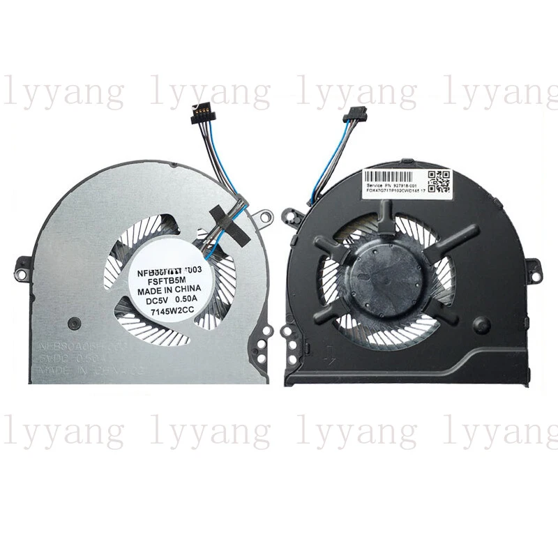 f 927918-001 FOR HP Pavilion 14-BK 14-BP 15-CC 15-CK Laptop CPU Cooling Fan