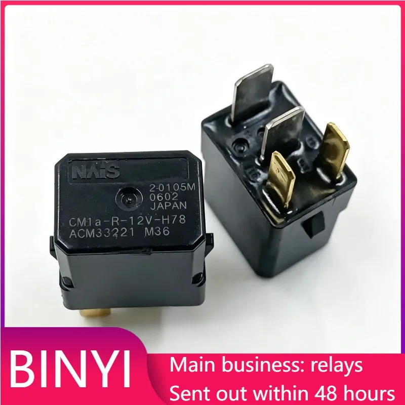 （Brand New）1pcs/lot 100% original genuine relay:CM1a-R-12V-H78 ACM33221 M36 4pins automotive relay