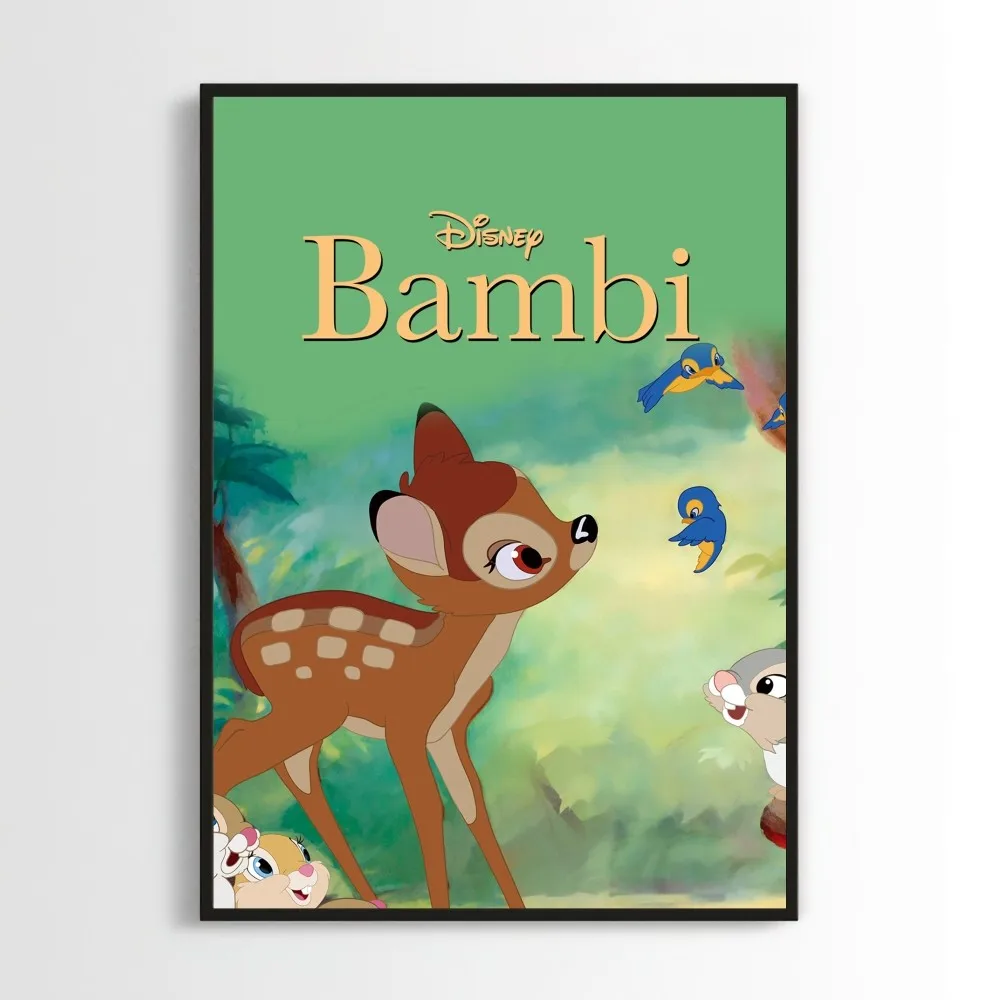 MINISO Disney Bambi Poster Prints Wall Pictures Living Room Home Decoration