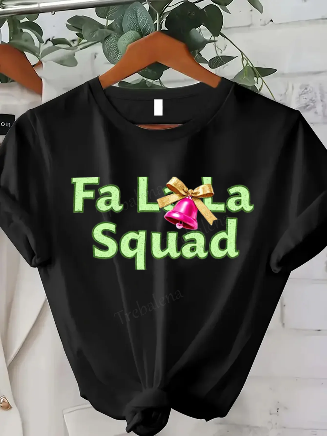 Women T-Shirt Fa La… - image