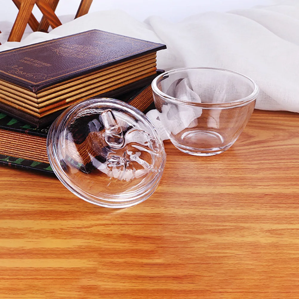 

1Pcs Apple Shape Glass Storage Jar Sealed Container for Kitchen Food Tea Coffee Candy Household Use Glass Jewelry Jar