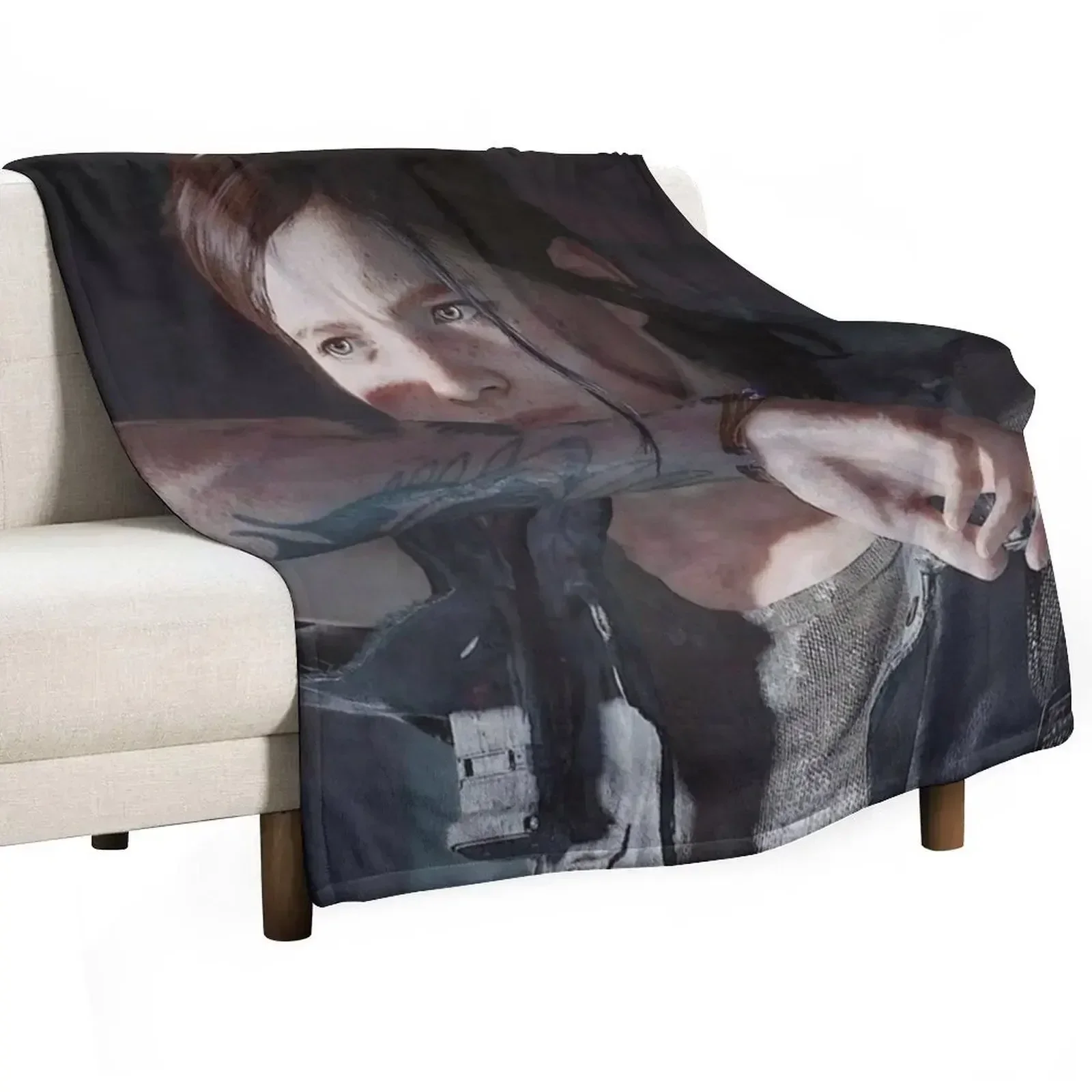 Last Of Us Ellie poster Throw Blanket christmas decoration Moving Blankets