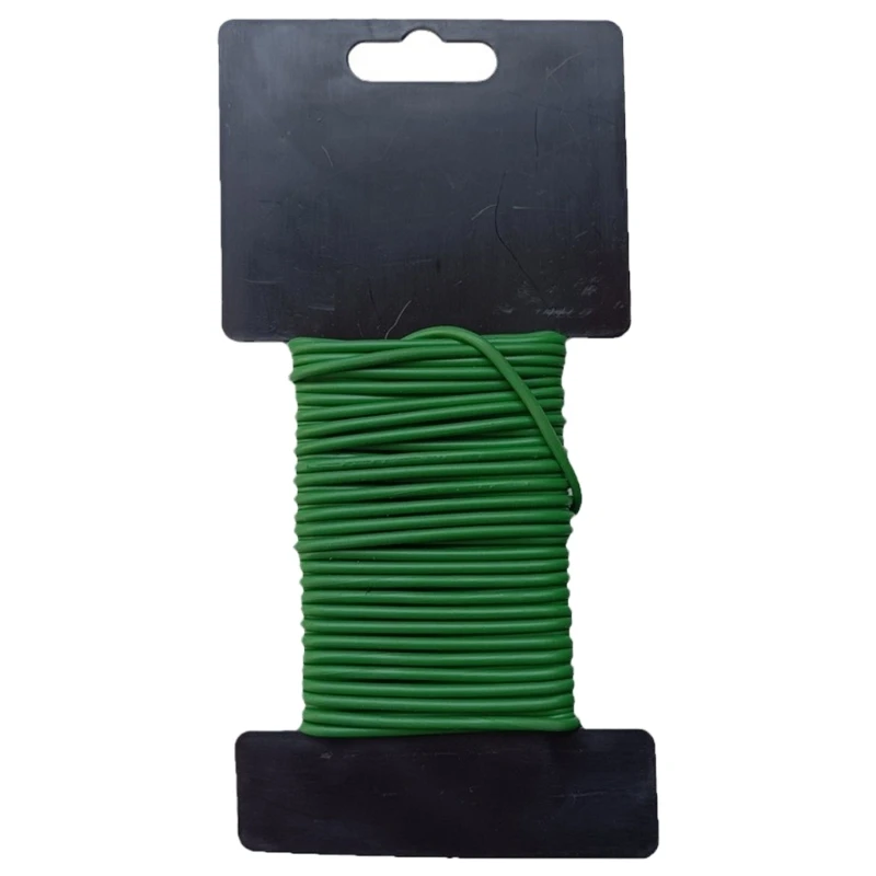 2.5mmx10m Plant Ties Soft Twist Ties Green Garden Ties Supply for Supporting Plant Tomatoes Office Home Organizing