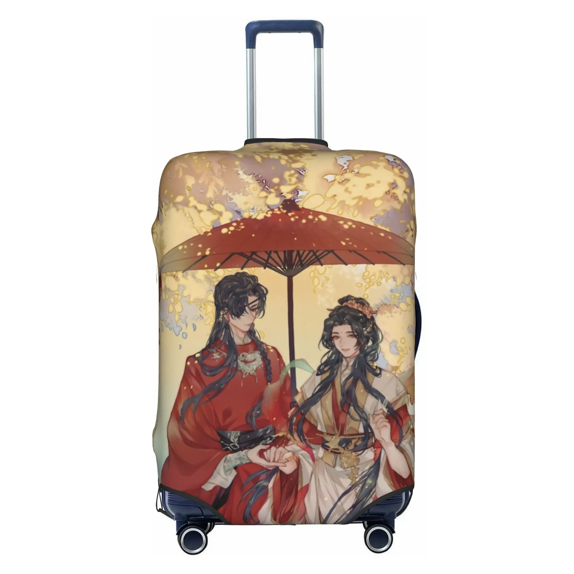 Heaven Official's Blessing Cartoon  Luggage Cover Elastic  Travel Suitcase Protective Covers Suit For 18-32 inch