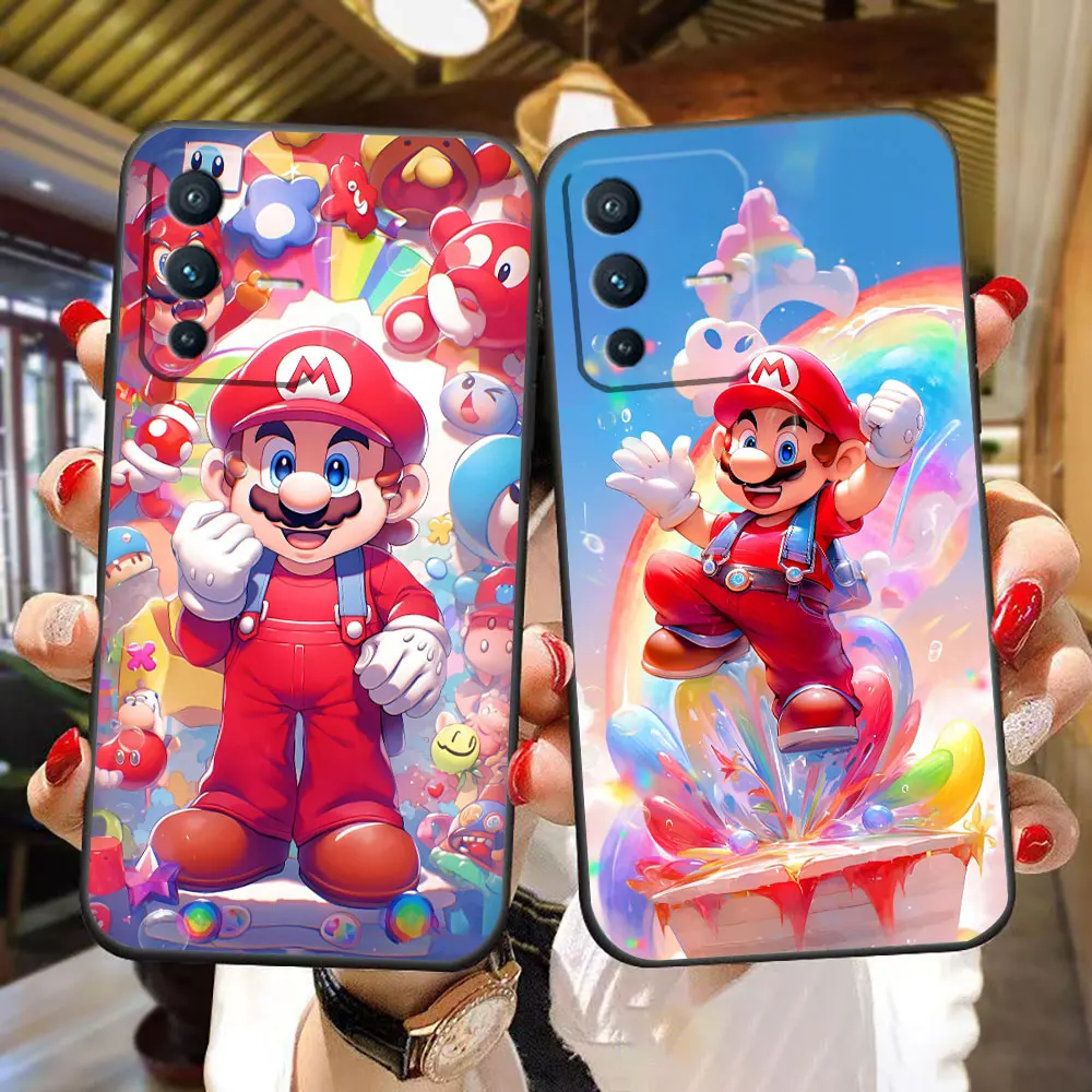 The Super M-Marios Bros Phone Case For VIVO V30 V30E V29E V27 V27E V25 V23 V23E V21 V21E V20 SE V19 S17 S16 S1 Case Funda Shell 