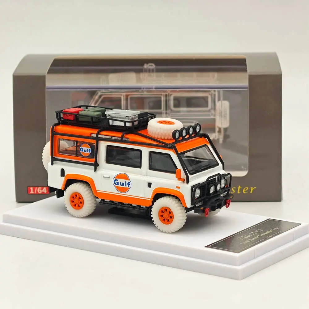 1:64 Master for Defender Van 110 Varnish Diecast Toys Car Models Miniature Collectible Hobby Gifts