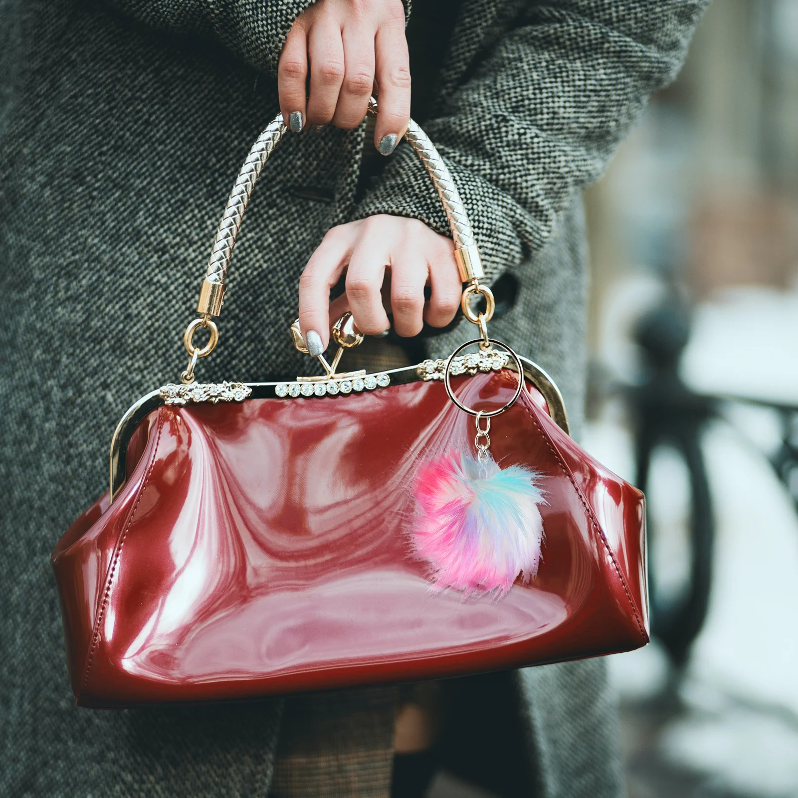 24 قطعة كرة بوم بوم صناعية مادة ناعمة ملونة للديكور الحرفي إكسسوارات ذاتية الصنع مشاريع مدرسية للأطفال كرة بوم بوم #5