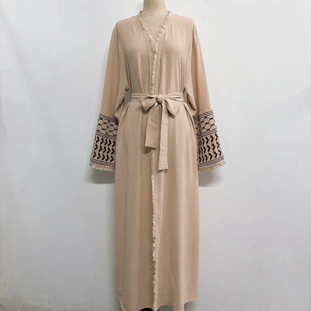 New Fashion Tassel Patchwork Cardigan Dress Elegant Evening Party Gown for Women Formal Dress