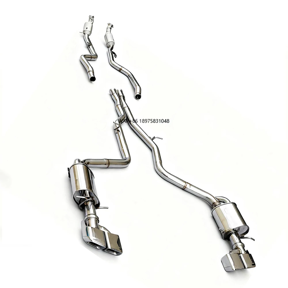 High-Performance Stainless Steel Valved Exhaust System with Catalytic Converter for  CLS63 W218 5.5T (2010-2018)