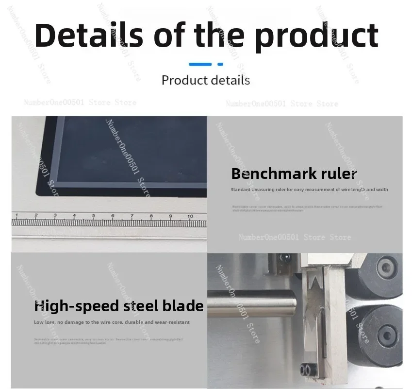 Automatic computer wire stripping machine Cable wire cutting offline  cutting  stripping machine