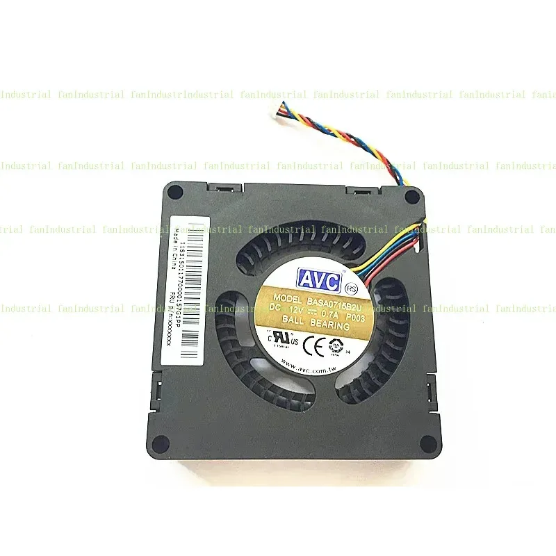 Z AVC BASA0715B2U P003 Серверный охлаждающий вентилятор 12 В 0,7 А 70x70x15 мм 4-проводной
