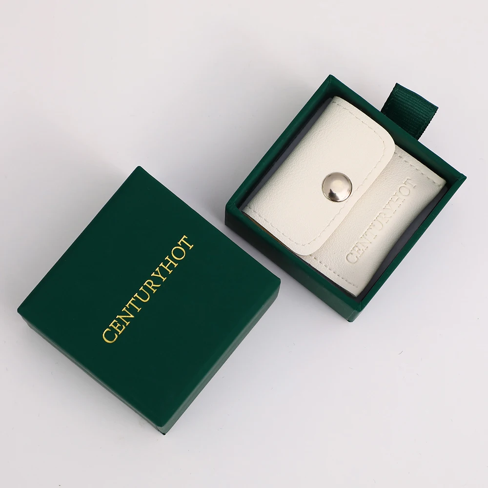6x6x3.5cm Dark green color Cardboard Jewelry Box High Quality Krafty Paper Handmade Package Drawer Boxes With Custom Logo