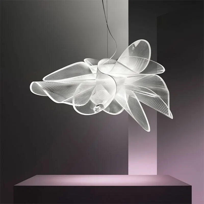 Scandinavian chandelier Italian Designer fancy light Acrylic Modern Decor Creative Living Room Dining Bedroom indoor lighting
