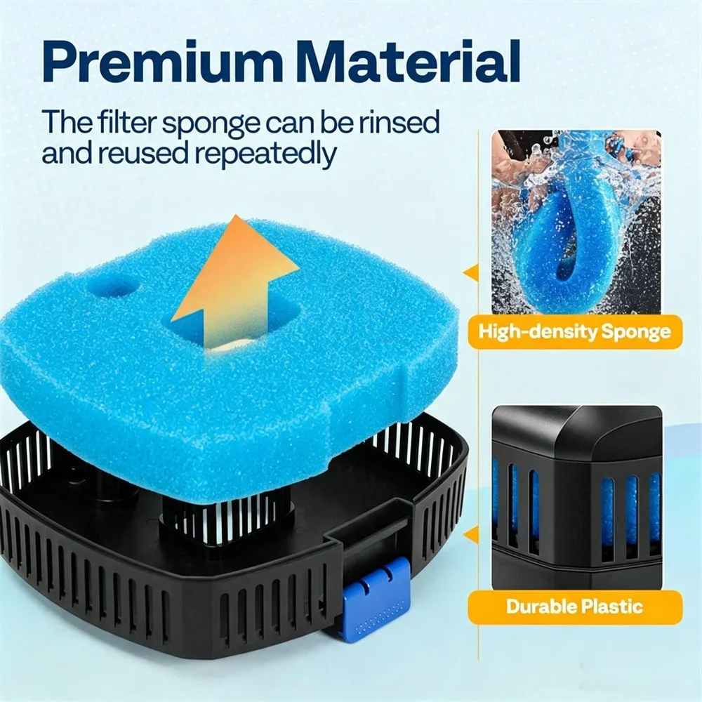 AQUANEAT Replacement Pond Filter Sponge Compatible With Anbull VIVOHOME 950/1370 GPH Pond Filter