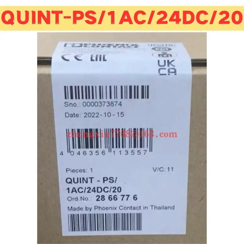 Brand New And Original 2866776 QUINT-PS/1AC/24DC/20 Power Supply Unit