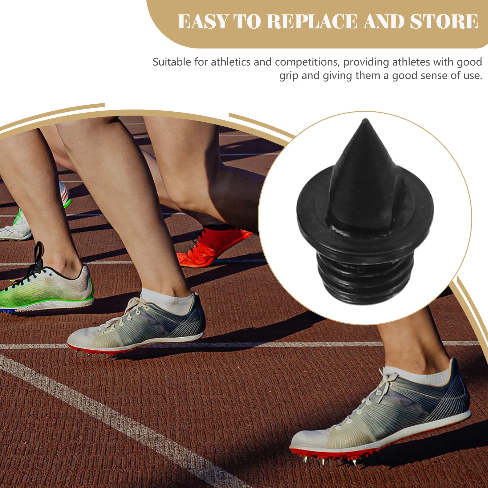 

20pcs Carbon Studs Running Spikes Track Jump Shoes Stainless Steel Road Sprinting Replacement Golf Baseball Field Sports